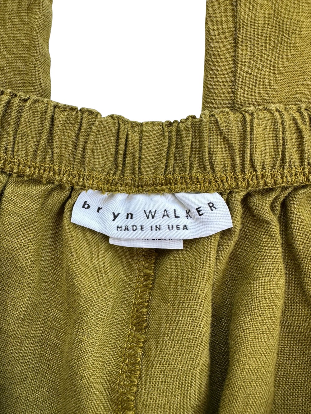 Bryn Walker • Flat Front Pull On Linen Pants - Picture 4 of 8